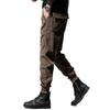 Calça Casual de Veludo Cotelê Listrado de Alta Qualidade para Homem, Outono, Forrada com Lã Grossa, Solta, Esportiva, Harlan, Calça de Moletom Masculina