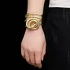 Europa y Estados Unidos collar con forma de serpiente sinuosa transfronteriza personalidad punk forma casual collar para mujer usar pulseras tocado alto sentido