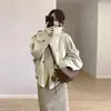 2026 Nueva Moda de Primavera Gabardina Corta de Doble Botón Estilo Francés para Mujeres Petites, Moderna Este Año