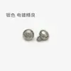 Botones macizos dorados, botones de cuentas metálicas redondas, botones de estilo chino tradicional para cheongsam y Hanfu, botones de estilo étnico para trajes Tang chinos