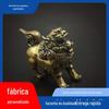 Novo estilo latão vintage ruizhu Kirin ruge sândalo incensário fortuna casa estudo escritório decoração de mesa