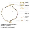 Cadena Larga para Suéter con Colgante de Nudo de Cuerda Tejida Hecho a Mano de Diseño Vintage, Piedra Natural y Borla, Collar con Flor, con un Toque de Lujo para Mujer