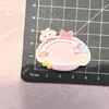 Pratos Pequenos Fofos de Desenho Animado Acessórios de Resina Cola de Creme para DIY Presilhas de Cabelo Pingentes Fivelas de Sapato Brinquedos Squishy Pequenos Enfeites