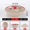Vajilla Tradicional para Hot Pot Estilo Ciudad de Melamina, Platos Pequeños Especiales, Tripa, Intestinos de Pato, Bol para Sangre de Pato, Bol Azul con Línea Retro para Hot Pot de Chongqing