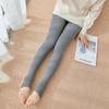 2019 Outono Novo Cor Macaron Algodão Penteado Qualquer Corte Leggings Slim Compressão Pernas Camada Única Fina 150g