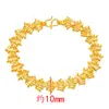 Pulsera Corona Chapada en Oro de 24K Joyería Salsa de Oro Oro Simulado Amor Joyería para Mujer Accesorios Explosivos Transfronterizos