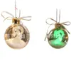 Bolas transparentes luminosas de Navidad y Halloween transfronterizas, regalos navideños, bolas navideñas esféricas luminosas, colgantes de Halloween