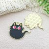 1 Halloween Abóbora Morcego Doce Fantasma Preto Kitty DIY Acessórios Pendurado Pulseira Chaveiro