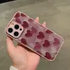 Adecuado para carcasa de teléfono con corazón estilo pintura al óleo para iPhone 17 Pro Max, carcasa suave anti-caídas de protección completa para Apple 15, modelo para mujer al por mayor 13