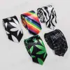 Xiao Xia Song estilo coreano moda casual gravata 5 centímetros versão estreita britânica na moda masculino e feminino estudantes personalidade poker hip hop