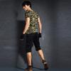 Pantalones de Corduroy para Hombre Pantalones Casuales de Verano para Hombre Pantalones Deportivos Delgados con Múltiples Bolsillos Marca de Moda para Adolescentes Pantalones Cortos Rectos