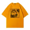 Camiseta de manga corta Slam Dunk Sakuragi y Anxi para hombre y mujer, camiseta holgada estampada de verano
