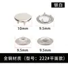 Hebilla Metálica de Cinco Garras, Botón de Presión Metálico Hueco al por Mayor, Hebilla Metálica de Cinco Garras de Acero Inoxidable, Accesorios para Ropa, Botón de Presión Metálico Personalizado