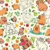 Papel de presente revestido (rolo) 40cm. Mod.156 Capivaras