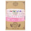 Amazon nuevo conjunto de pulsera de tarjeta WWJD cuerda de mano acero inoxidable marco de mano cruzado pulsera de amistad tejida tarjeta