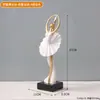 WG6Q Enfeites de Menina de Balé Clássico Luxo Leve Gabinete de TV Gabinete de Vinho Decorações para Casa Arte de Dança Alta