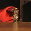 Figuritas de Ángel de Latón Exclusivas Transfronterizas, Figuritas de Ángel de Seis Alas, Objetos Pequeños de Cobre, Manualidades Creativas, Decoraciones de Escritorio