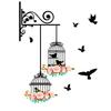 Jaula de pájaros pegatinas de pared de pájaros Amazon comercio exterior sala de estar dormitorio pegatinas de decoración de habitación pegatinas autoadhesivas explosiones TEMU