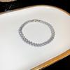 Pulseira Vermelha Livro Mesmo Estilo Explosiva Zircônia Luxo Leve Nicho Requintado Senso Sofisticado Puxar Ajustável Joia Pulseira para Mulheres