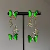 Pendientes Vintage de Alas de Cristal