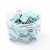 Clipes de Papel Coloridos, Tamanho Pequeno e Médio, para Provas, Documentos, Clipes de Metal, Material de Escritório, 19mm, 40 Peças, Clipes de Cauda Longa