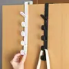 Estante para puerta, gancho para pared, fuerte y sin marcas, para colgar ropa y sombreros, gancho detrás de la puerta, no requiere taladro, perchero de pared