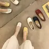 Zapatos retro de punta redonda con lazo, estilo de noche, suaves, para mujer, nuevo modelo de primavera y otoño, adecuados para combinar con faldas, zapatos Mary Jane planos plateados