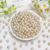 Venta Caliente Transfronteriza Perla Shijia Imitación Vidrio Fantasma Perforado Perlas de Perlas Simuladas Cuentas Sueltas DIY Accesorios para Ropa