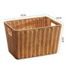 Cesta de Almacenamiento para Revistas de Estudio en Casa Estilo Japonés Caligrafía y Pintura Estante de Almacenamiento para Vino Tinto Estilo Europeo Cesta Tejida para Snacks y Comestibles Cesta para Ropa Sucia