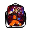 Bolsa de Almuerzo Naruto Aislada para Niños Estudiantes Bolso Cruzado Bolsa de Hombro de Dibujos Animados Bolsa Portátil para Picnic