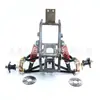 Motocicleta de Cuatro Ruedas Modificada Accesorios para ATV Kart Marco Pequeño de Cabeza de Reversa Brazo Oscilante de Suspensión Delantera Eje de Bocina Freno de Disco