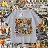 Camiseta Infantil Ropa Hombre Palo de Madera Tongtongge Montaña y Mar Extranjero Abstracto Camisa Clásica de Manga Corta Verano para Niños Tendencia Ins
