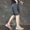 Pantalones cortos de trabajo retro de estilo japonés para hombre, verano, holgados, rectos, modernos, combinables con todo, multibolsillos, estilo funcional, pantalones cortos deportivos