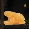 Rato, Boi, Tigre, Coelho, Dragão, Serpente, Cavalo, Ovelha, Macaco, Galo, Cachorro, Porco de Jade Bege Natural, Doze Signos do Zodíaco Artesanato de Jade Feng Shui Ornamentos