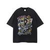 Ropa para Hombre ArtieCamiseta Estampada Vintage de Manga Corta Banda de Rock Nirvan Marca de Moda de Alta Calidad