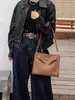 Bolso de Piel Genuina Otoño e Invierno Nuevo Bolso de Mujer de Piel de Vaca 2025 Simple y Versátil Tendencia Diseño de Alta Gama Bolso de Hombro Cruzado