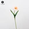 Tulipán artificial con tacto de PU, color marrón, directo de fábrica, para decoración de bodas, fotografía floral, flor falsa individual