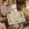 Tarjeta de Saludo Estéreo Pequeña Pintada a Mano Creativa para el Día de San Valentín, Tarjeta Pequeña de Bendición para Confesión de Pareja, Caja de Regalo, Ramo, Tarjeta de Mensaje