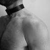 Comercio Exterior Estilo PK Collar de Cuero para Hombre Collar de Cuero para Escenario Danza de Jazz ds Performance Joyería de Collar de Cuero Todo-partido para Hombres y Mujeres