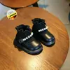 Botines para bebé niña, nuevos modelos de otoño e invierno, zapatos para caminar para bebés y niños pequeños, botitas de cuero para niños, botitas de cuero para niñas con suela suave, estilo princesa