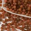 Novas contas redondas de resina com gradiente estilo chinês vintage, materiais DIY feitos à mão para joias, contas soltas para pulseira, pequenos componentes de acessório