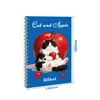 Cuaderno Pequeño Nuevo en Stock Transfronterizo para Estudiantes, Bloc de Notas Rayado Portátil Creativo de Dibujos Animados de Alto Valor