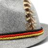 Sombrero de Halloween Sombrero de Cerveza Munich Sombrero Alpino Alemán Sombrero Unisex Panamá Jazz con Pluma
