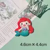 Accesorios de Resina DIY de Dibujos Animados Joyería Pequeña Princesa Fruncida Pegamento de Crema Pasador Funda para Teléfono Móvil Hebilla de Zapato Llave