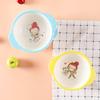 Vajilla de melamina A5 creativa de dibujos animados jardín de infancia tazón para bebé binaural lindo tazón de arroz para el hogar resistente a las caídas imitación porcelana tazón para niños