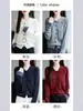 Hermoso Cardigan de Punto con Cuello Polo de Manga Larga para Mujer, Ropa Nueva de Principios de Otoño, Suéter Camisa de Moda, Camiseta Básica