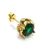 Estilo Japonés y Coreano Ins Personalizados Moda Retro Redondos Zirconia Pendientes Nicho Alta Gama Unisex Pendientes Pendientes