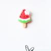 DIY Resina Desenho Animado Gelatina Melancia Batata Frita Pirulito Capa de Celular Decoração de Beleza Caixa de Armazenamento Material para Geladeira
