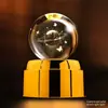 Luz Noturna de Planeta com Bola de Cristal Giratória Enfeites Criativos para Mesa Artesanato Feng Shui Presentes para Professores Novos Produtos Transfronteiriços
