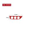 Adequado para 14-18 Corolla fibra de carbono modificação interior painel do interruptor do ar condicionado A decoração de acessórios para carros